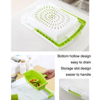 Cutting Board with Kitchen Drain
