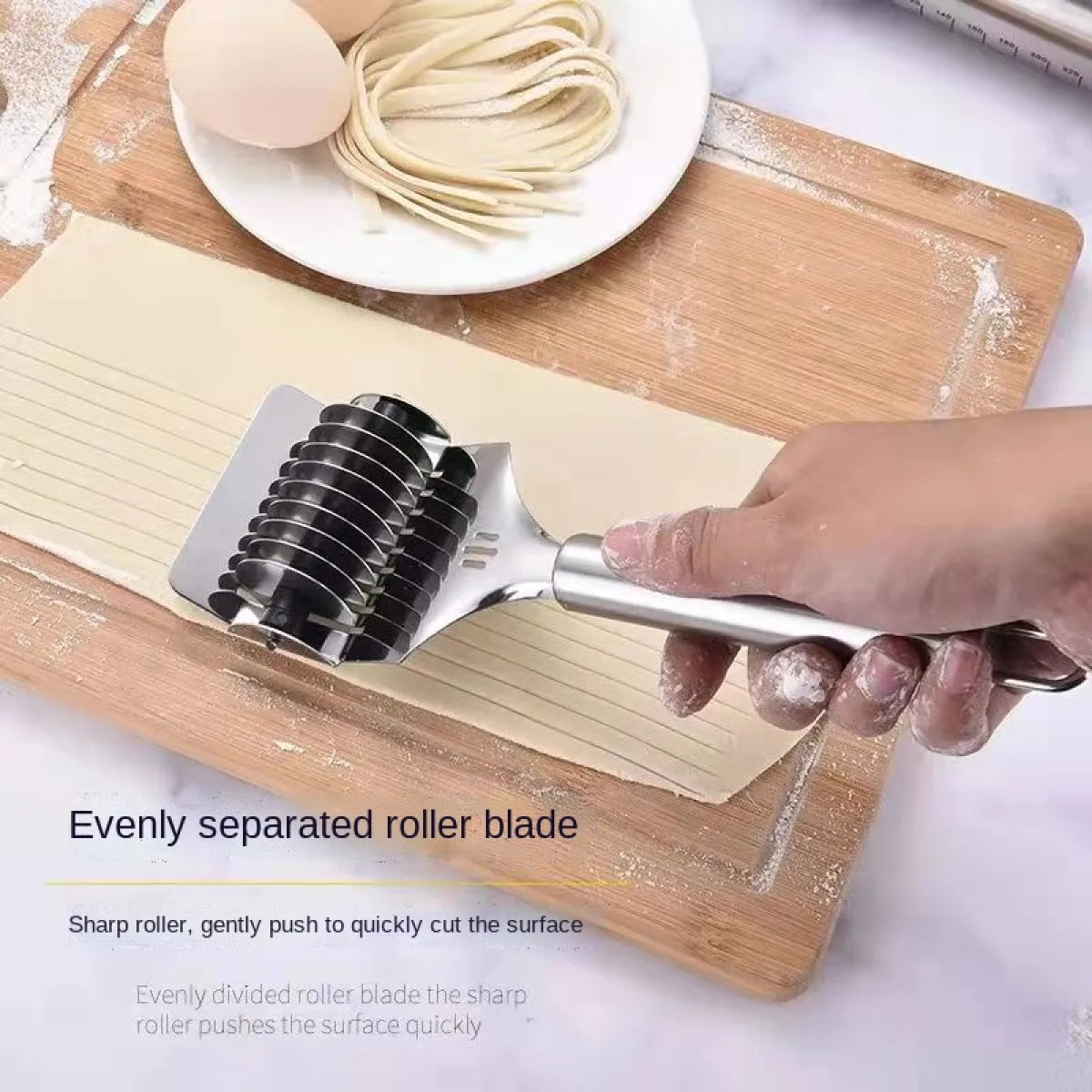 Manual Stainless Steel Noodle Cutter