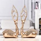 European Deer Wine Cabinet Ornaments